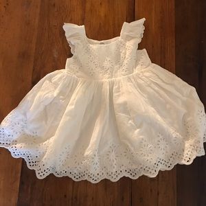 Baby Gap White Eyelet Dress